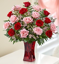 Shades of pink & red-Blm17-2 from Krupp Florist, your local Belleville flower shop