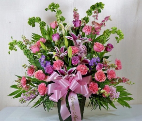 Krupp pink & lavender arrg from Krupp Florist, your local Belleville flower shop