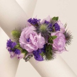 Purple Carnation Wrist corsage from Krupp Florist, your local Belleville flower shop