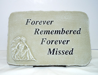 Forever remembered stone-medium SS-138 from Krupp Florist, your local Belleville flower shop