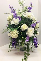 Silk vase arrangement silk-arrg1801 from Krupp Florist, your local Belleville flower shop