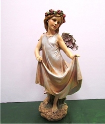 Angel with skirt bird feeder SS-73 from Krupp Florist, your local Belleville flower shop