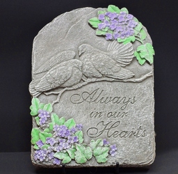 Always in our hearts stone ss-173 from Krupp Florist, your local Belleville flower shop