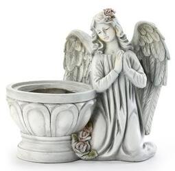Angel Planter resin angel-planter from Krupp Florist, your local Belleville flower shop