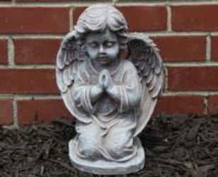 Praying cherub-angel18-10 from Krupp Florist, your local Belleville flower shop