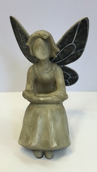 Angel with mosaic wings angel15-20 from Krupp Florist, your local Belleville flower shop