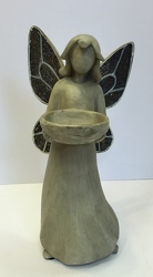 Angel w/mosaic wings angel15-24 from Krupp Florist, your local Belleville flower shop