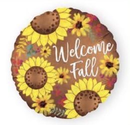 Welcome Fall mylar balloon-Fall1  from Krupp Florist, your local Belleville flower shop