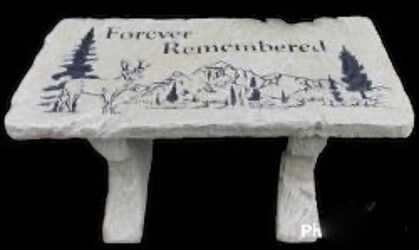 Forever Remembered bench-fb59 from Krupp Florist, your local Belleville flower shop