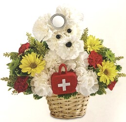 Bloomnet doctor dog-BLM-DR-DOG from Krupp Florist, your local Belleville flower shop