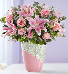 Cascading Rose Medley-blm163058 from Krupp Florist, your local Belleville flower shop