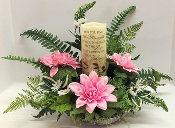 Flicker candle-stylized candle-sty1801 from Krupp Florist, your local Belleville flower shop