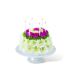 The FTD Wonderful Wishes Floral Cake from Krupp Florist, your local Belleville flower shop
