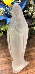Crystal Madonna statue madonna-01 from Krupp Florist, your local Belleville flower shop