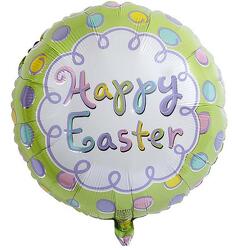 Easter mylar balloon from Krupp Florist, your local Belleville flower shop