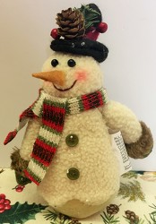 Snowman ornament-orn-snwmn1 from Krupp Florist, your local Belleville flower shop
