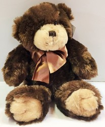 Cuddly stuffed brown bear plush-bbear1 from Krupp Florist, your local Belleville flower shop