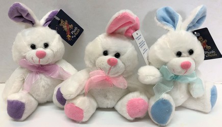 Pastel bunnies for Easter or New Baby from Krupp Florist, your local Belleville flower shop