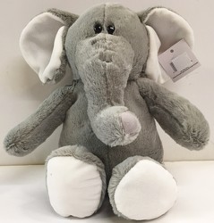 Cuddly elephant plush-elephant from Krupp Florist, your local Belleville flower shop