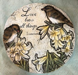 Love bears all things plaque ss-love-bears from Krupp Florist, your local Belleville flower shop