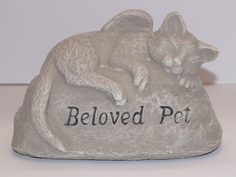 Beloved pet stone-Cat ss16-14 from Krupp Florist, your local Belleville flower shop