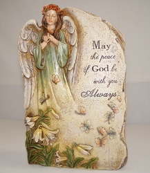 Angel plaque ss92-13 from Krupp Florist, your local Belleville flower shop