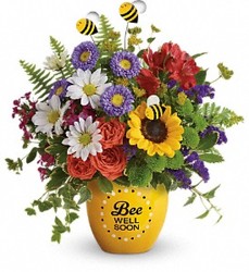 Teleflora Bee Well Soon tev15-1 from Krupp Florist, your local Belleville flower shop