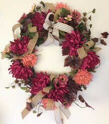 Wreath-Summer/Fall-wreath-122 from Krupp Florist, your local Belleville flower shop