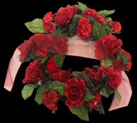 Wreath silk wreath-2401 from Krupp Florist, your local Belleville flower shop