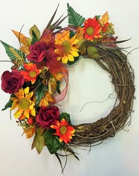 Wreath-Fall-wreath-33 from Krupp Florist, your local Belleville flower shop