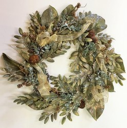 Wreath-golden-wreath-47 from Krupp Florist, your local Belleville flower shop