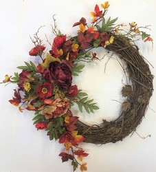 Wreath Fall-wreath-90 from Krupp Florist, your local Belleville flower shop