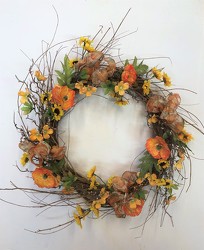 Wreath Fall-wreath-91 from Krupp Florist, your local Belleville flower shop