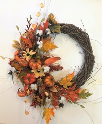 Wreath Fall-wreath-93 from Krupp Florist, your local Belleville flower shop