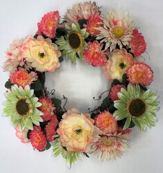 Wreath silk wreath22-05 from Krupp Florist, your local Belleville flower shop