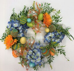 Wreath silk wreath22-08 from Krupp Florist, your local Belleville flower shop