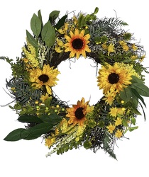 Wreath silk wreath23-13 from Krupp Florist, your local Belleville flower shop