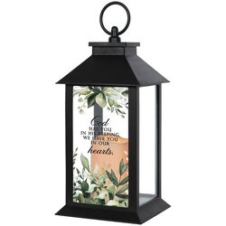 "His Keeping" Lantern from Krupp Florist, your local Belleville flower shop