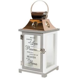 "Heaven" Memorial Lantern from Krupp Florist, your local Belleville flower shop