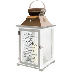 "Angels’ Arms" Memorial Lantern from Krupp Florist, your local Belleville flower shop