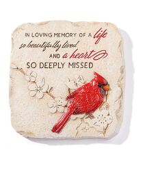 Cardinal Stepping Stone/Wall Decor from Krupp Florist, your local Belleville flower shop