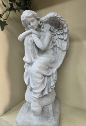 CONCRETE ANGEL from Krupp Florist, your local Belleville flower shop