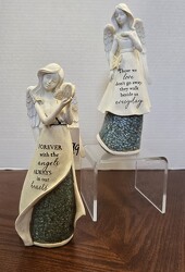 MOSAIC ANGEL HOLDING BUTTERFLY from Krupp Florist, your local Belleville flower shop