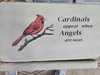 CARDINAL BENCH from Krupp Florist, your local Belleville flower shop