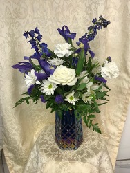 Blue Diamond Bouquet  from Krupp Florist, your local Belleville flower shop