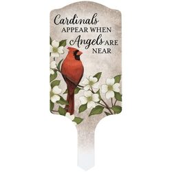 "Cardinals Appear" Garden Stake from Krupp Florist, your local Belleville flower shop