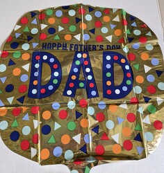 "Happy Father's Day" balloon from Krupp Florist, your local Belleville flower shop