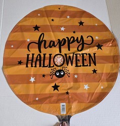 "Happy Halloween" balloon from Krupp Florist, your local Belleville flower shop