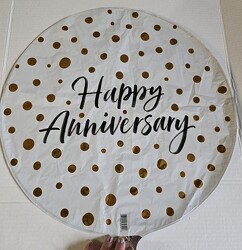 "Happy Anniversary" Balloon from Krupp Florist, your local Belleville flower shop