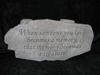Memory Bench -When  Someone from Krupp Florist, your local Belleville flower shop